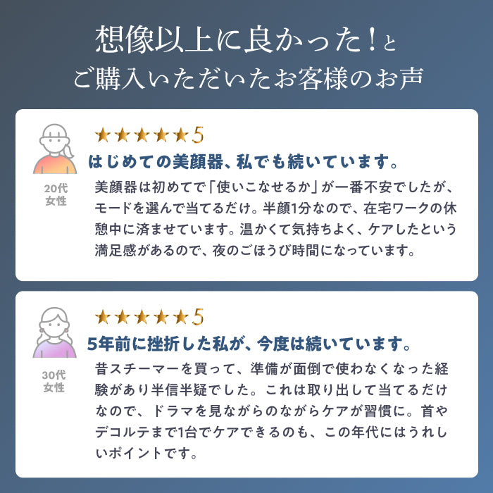 【5種の技術を1台に、自宅で本格フェイシャルケア】TOTALIFT Multi