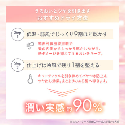 【速乾・ダメージレスを一台で実現】プレミアム ビューティ ドライヤー01