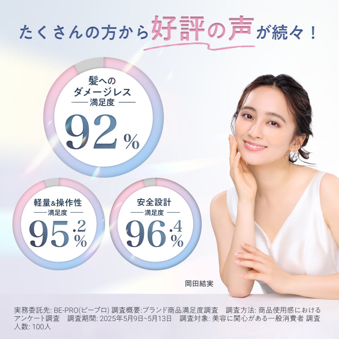 【独自プレートで、ワンランク上の滑らかな髪へ】プレミアム ビューティ ヘアアイロン S