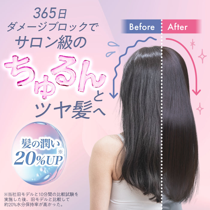 【独自プレートで、ワンランク上の滑らかな髪へ】プレミアム ビューティ ヘアアイロン S
