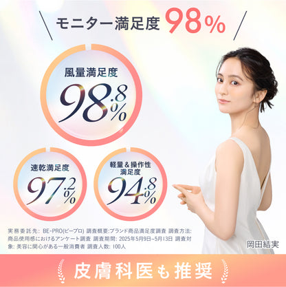 【速乾・ダメージレスを一台で実現】プレミアム ビューティ ドライヤー01