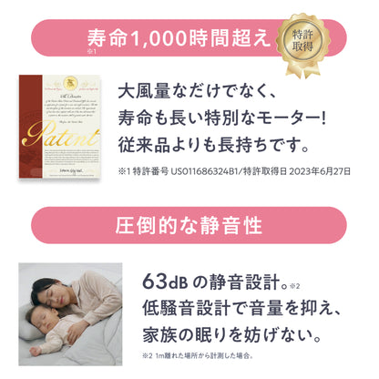 【速乾・ダメージレスを一台で実現】
