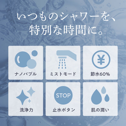【大量ナノバブルで、毛穴奥までクリアに洗浄】プレミアムビューティ モイストバブル